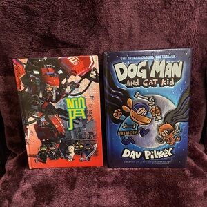 Dog Man and Ninjago Book Set
